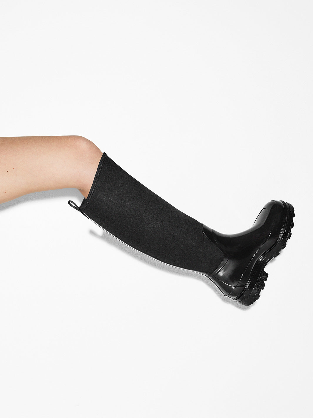 Verbania Black Rubber Boot