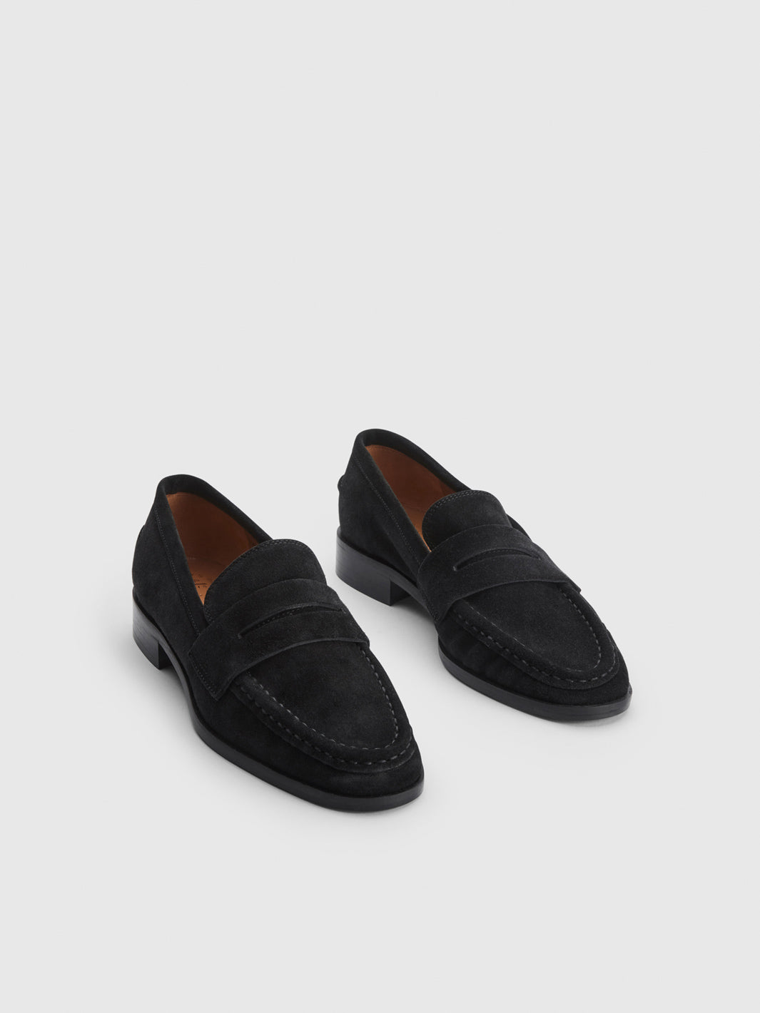 Airola Black Suede Loafers