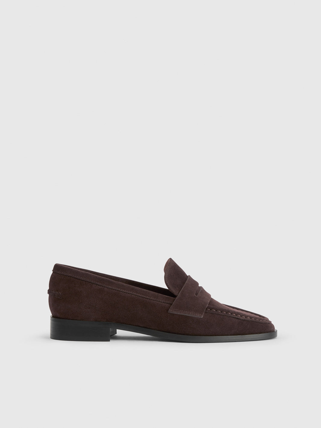 Airola Walnut Suede Loafers