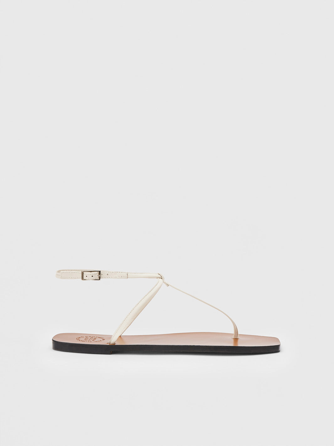 Alassio Linen Nappa Flat sandals