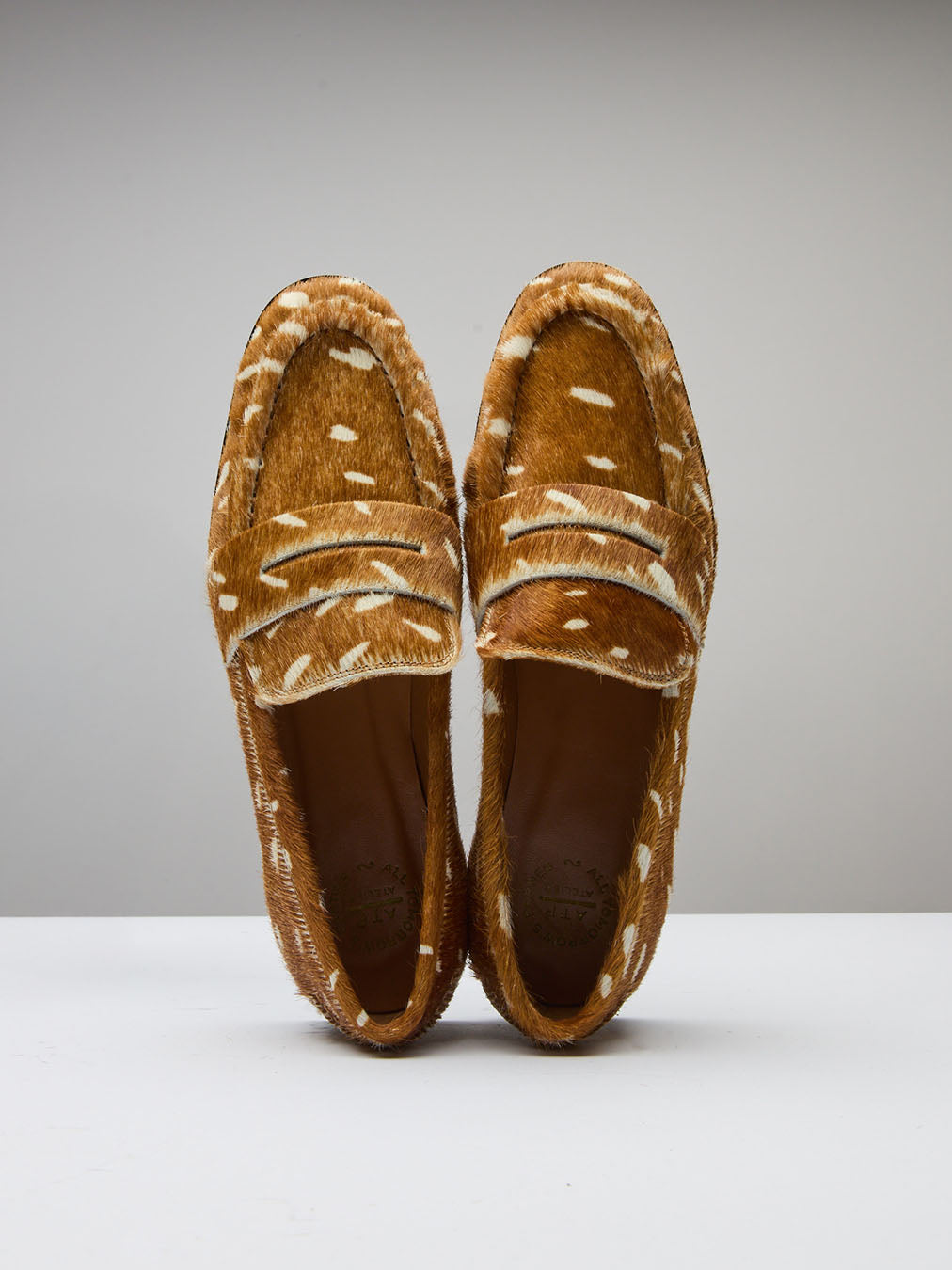 Airola Cannella Printed Cerbiatto Loafers