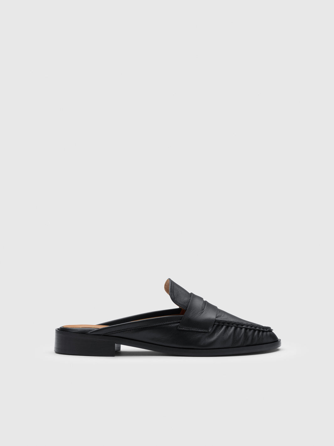 Capriana Black Nappa Slip-ins | ATP Atelier | Official Site