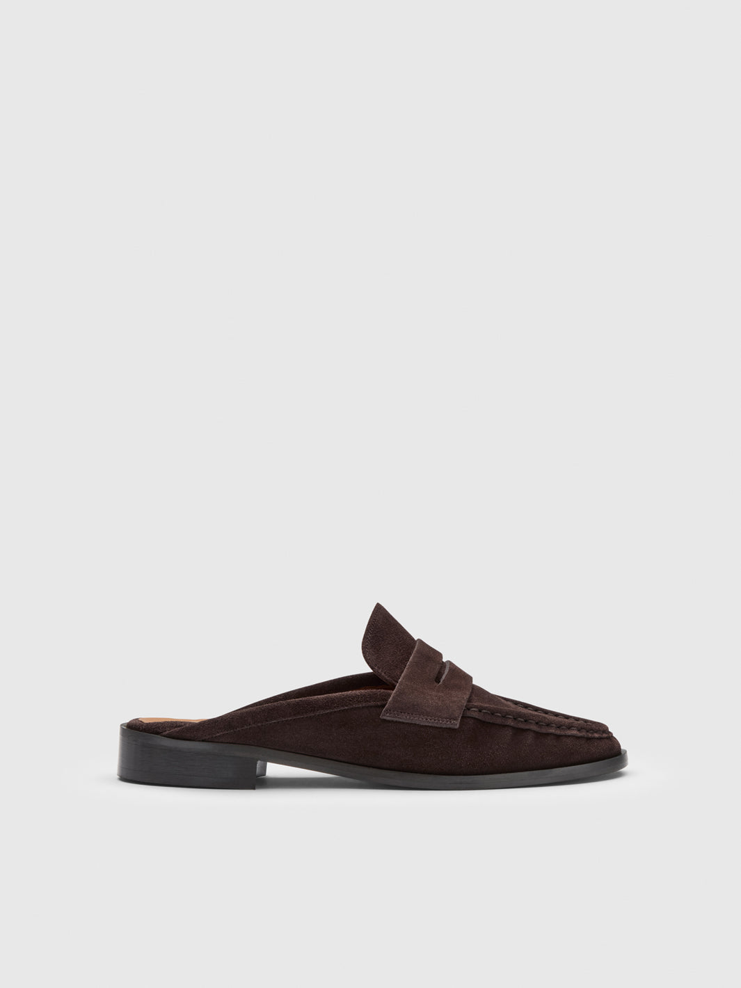 Capriana Walnut Suede Slip-ins | ATP Atelier | Official Site