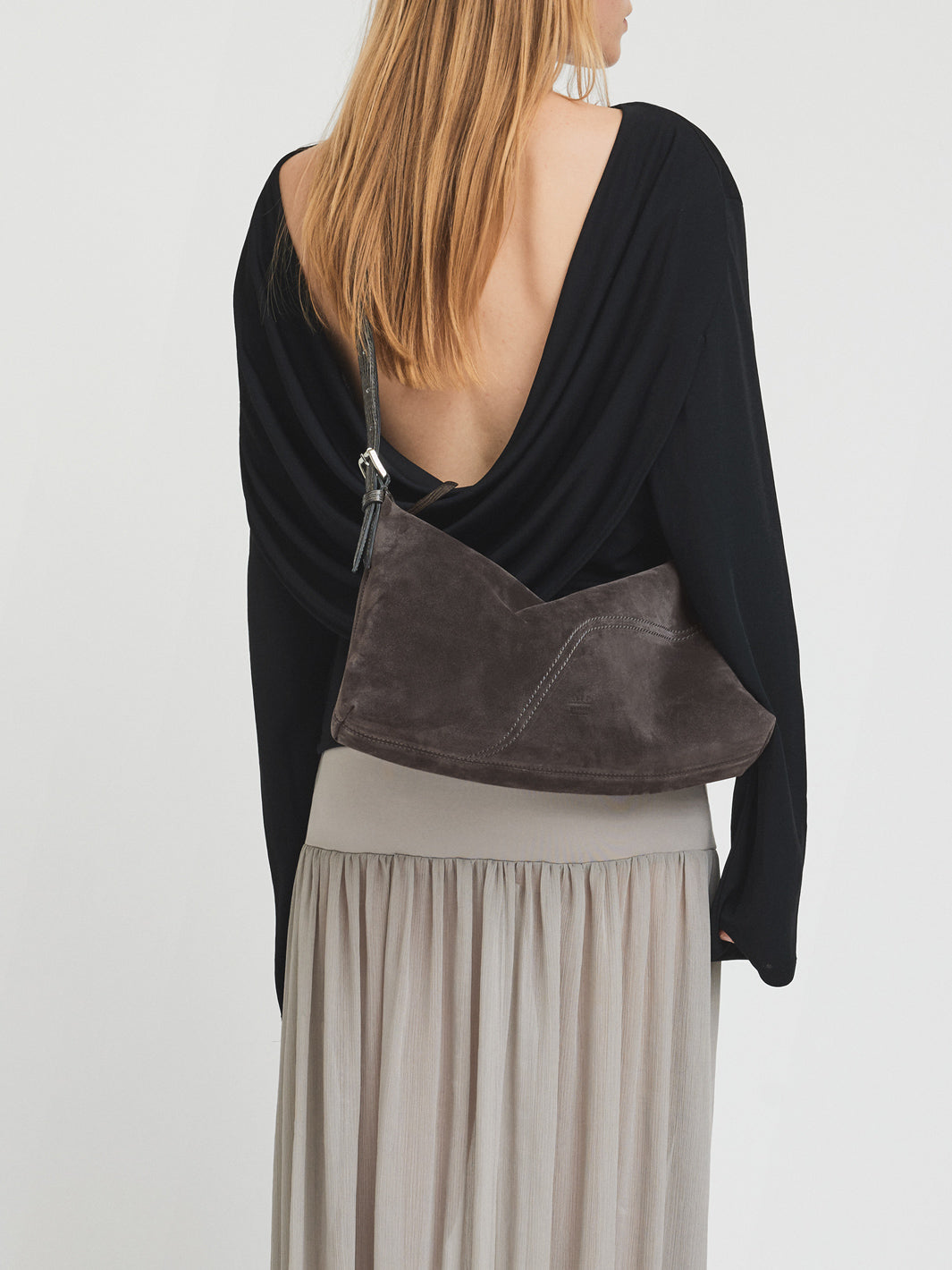 Castellare Peltro Suede/Printed Lizard