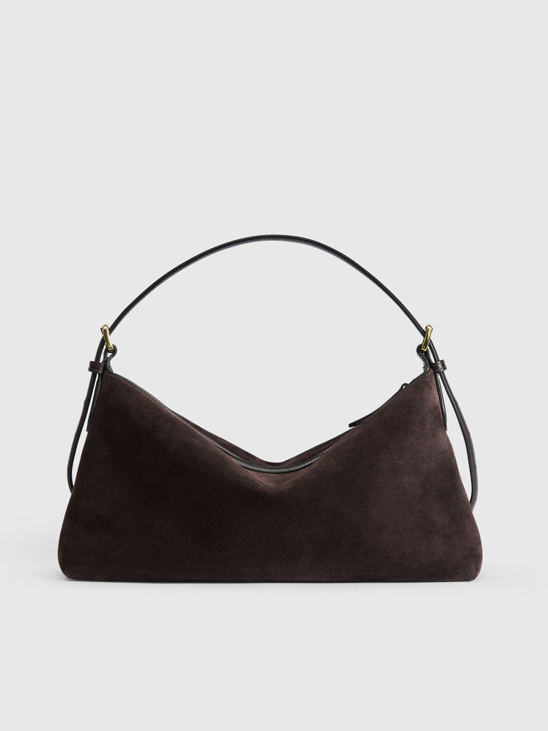 Castellare Walnut Suede Shoulder bag