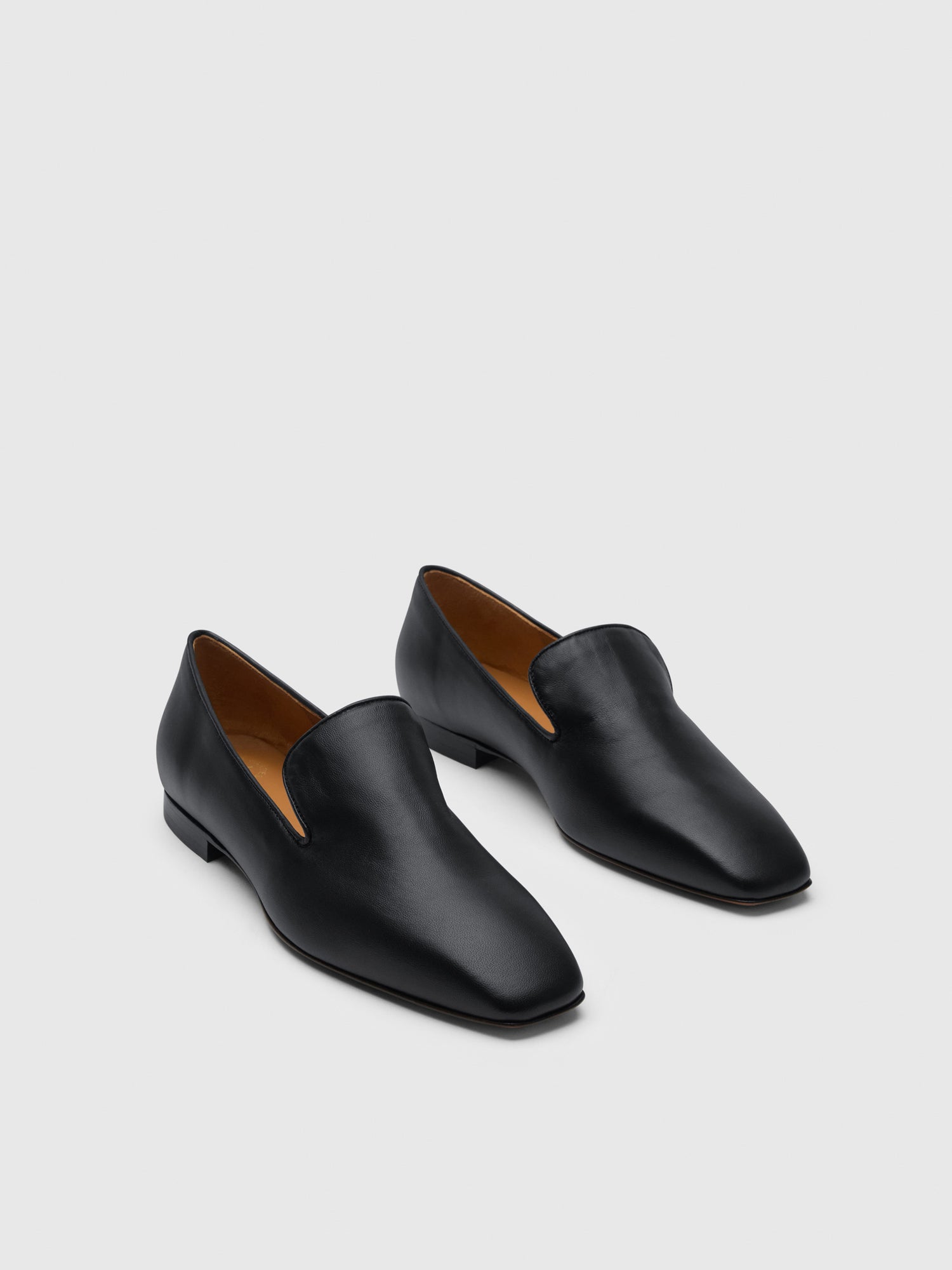 Dervio Black Nappa Loafers