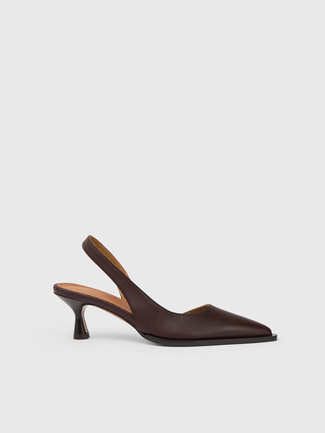 Desana Walnut Nappa Slingbacks