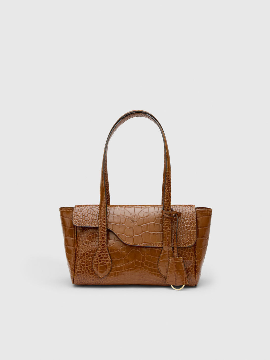 Eira Cannella Printed Croco Shoulder bag