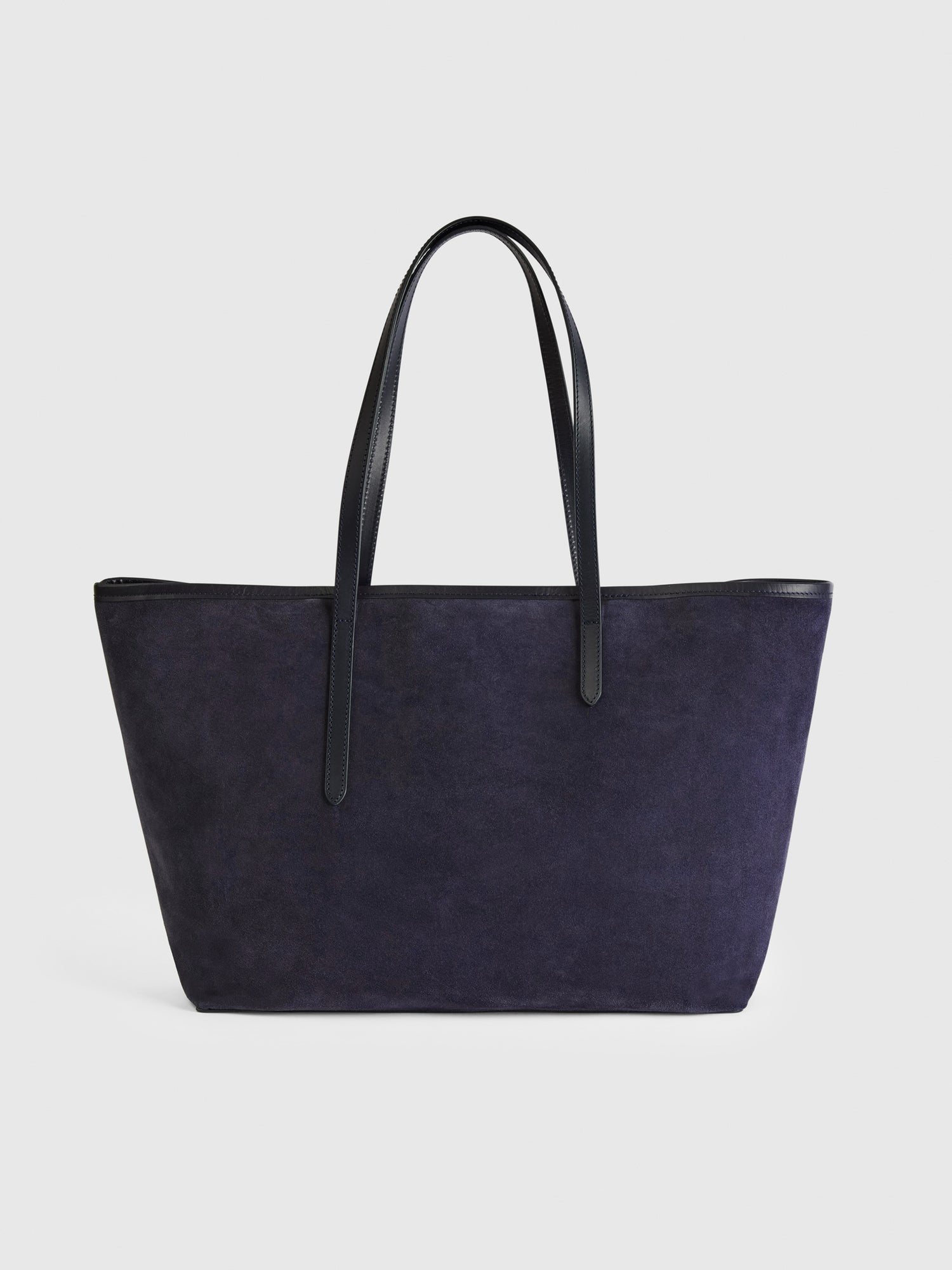 Eraclea Mirtillo Suede/Leather Large tote bag