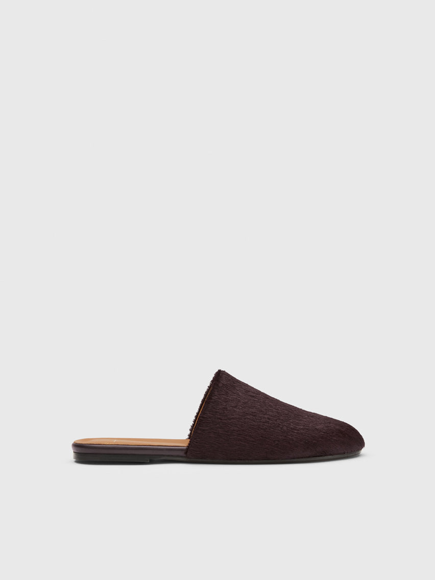 Forcola Walnut Embossed Pony Slip-ins