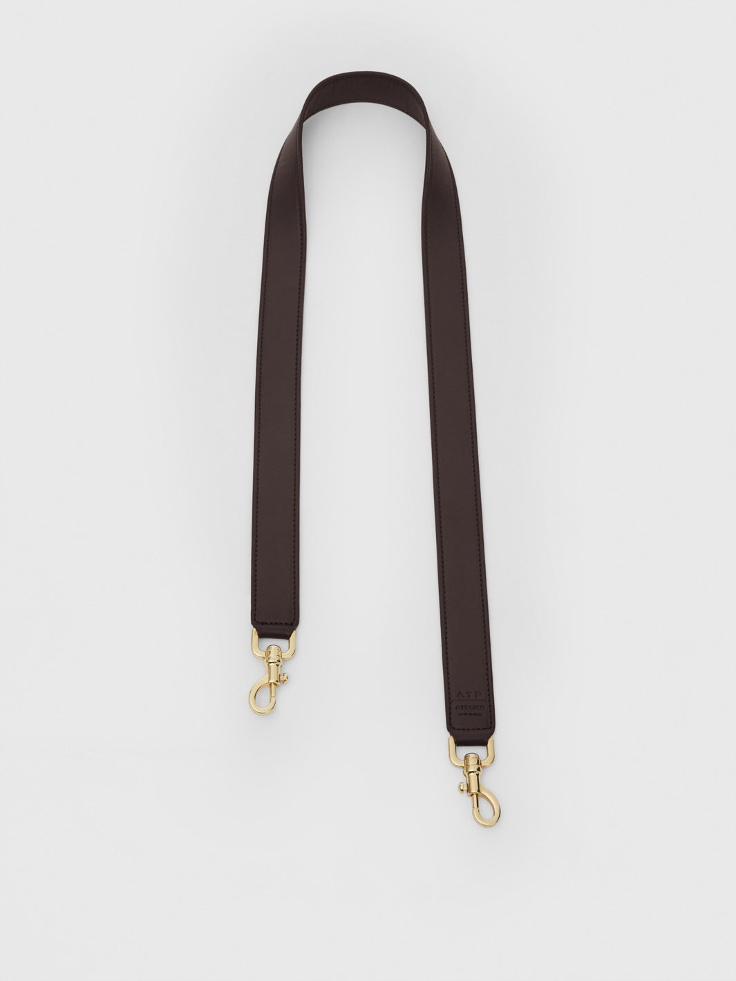 Galdo Walnut Leather Long shoulder strap