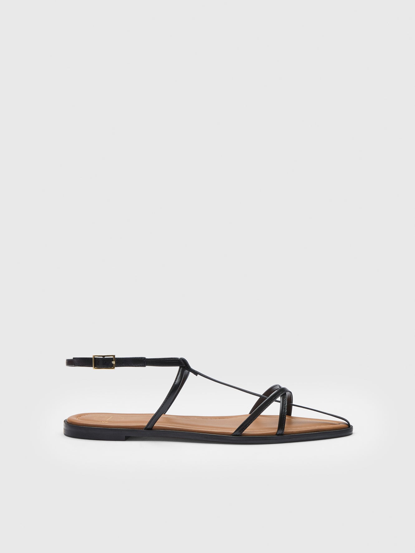 Griante Black Nappa Strappy sandals