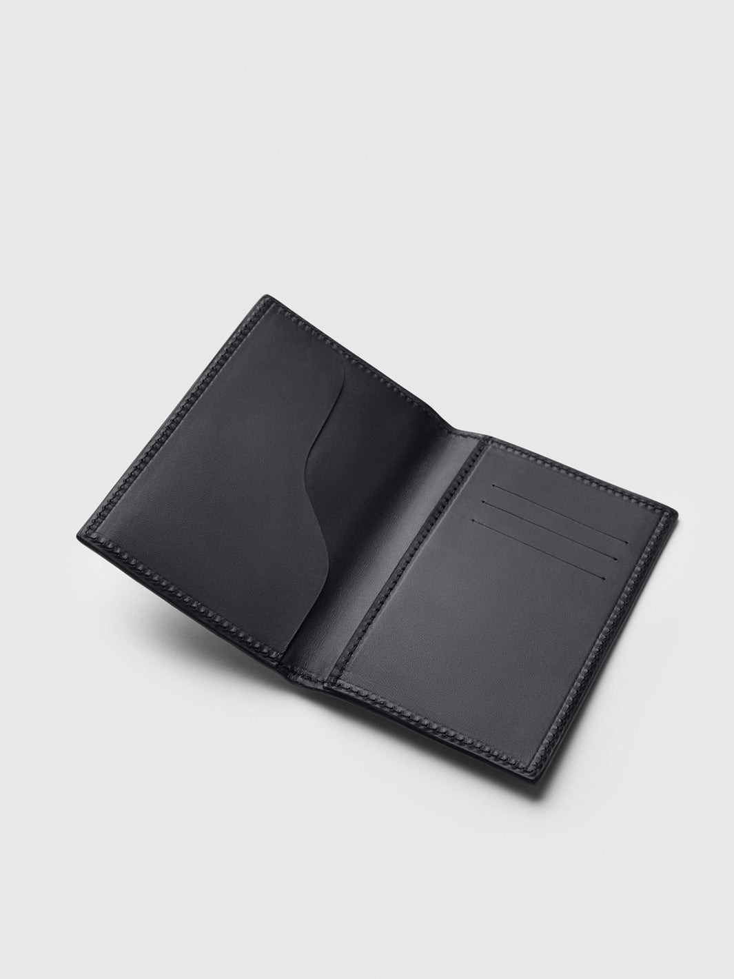 Jelsi Black Leather Passport holder