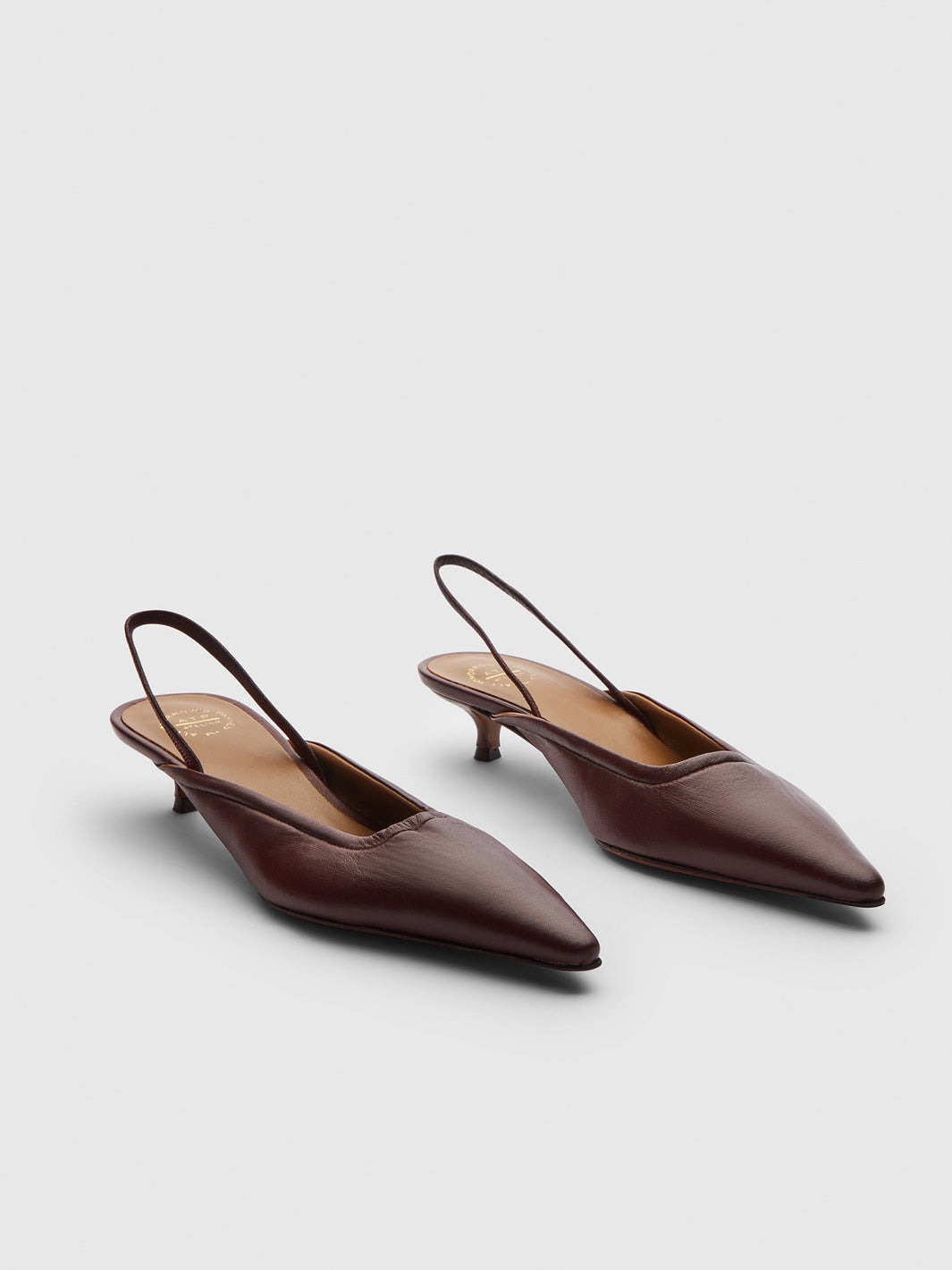 Lana Grumello Shiny Nappa Slingbacks