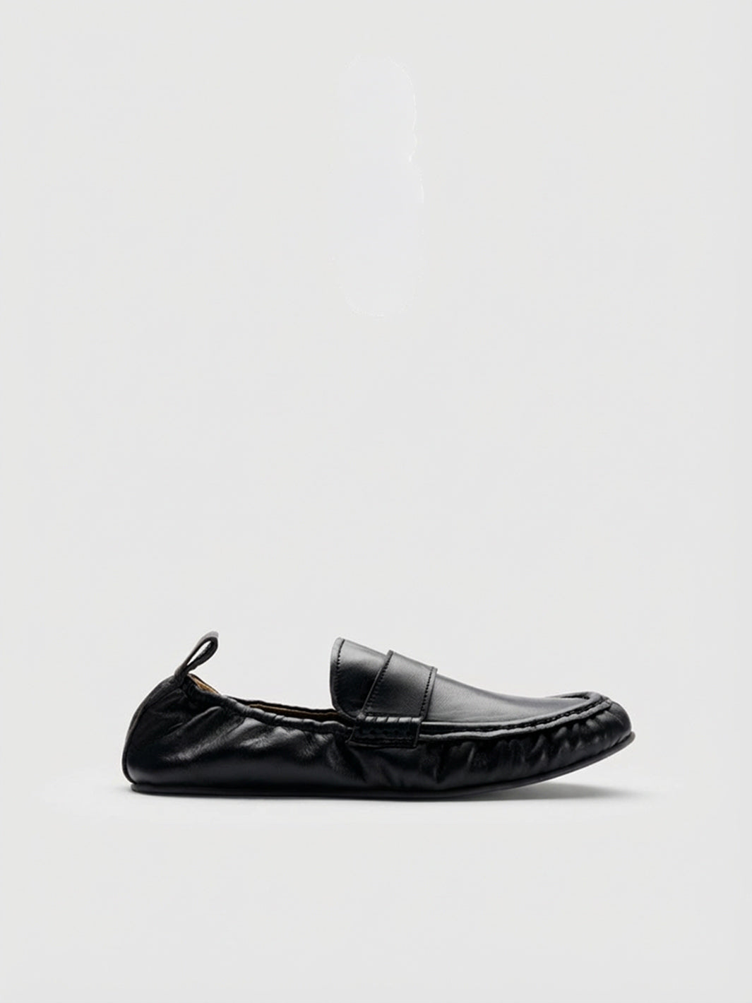 Lauria Black Nappa Slip-ins | ATP Atelier | Official Site