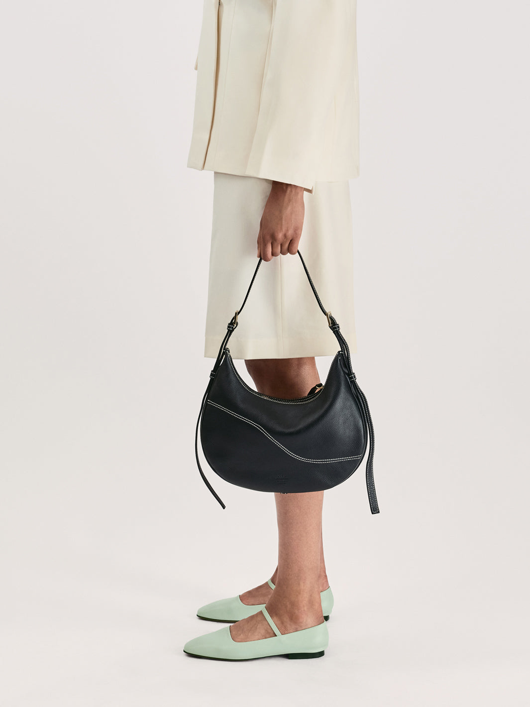 Petina Lattementa Nappa Mary Jane Flats