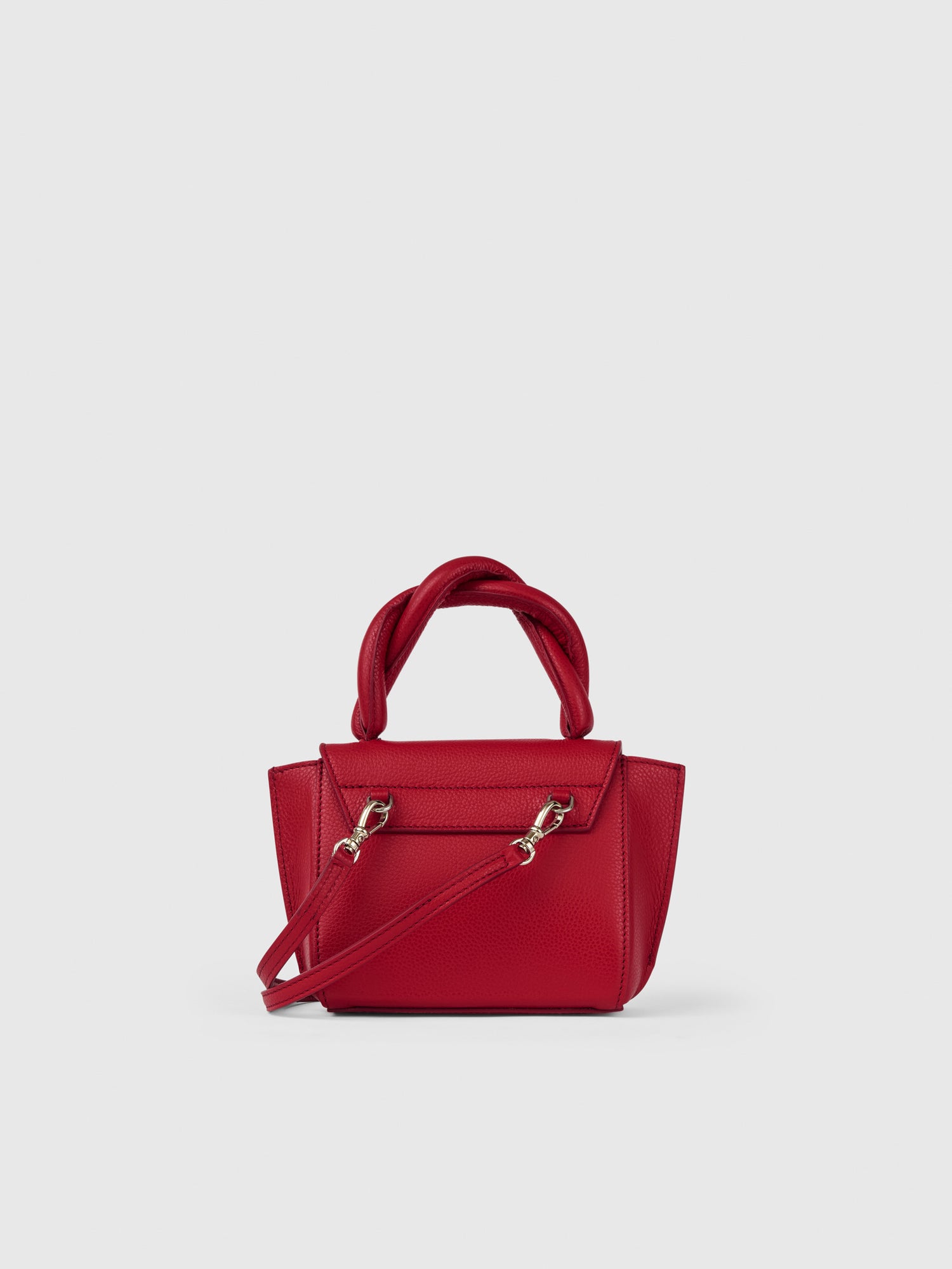 Montalbano Melograno Grained Leather Mini handbag