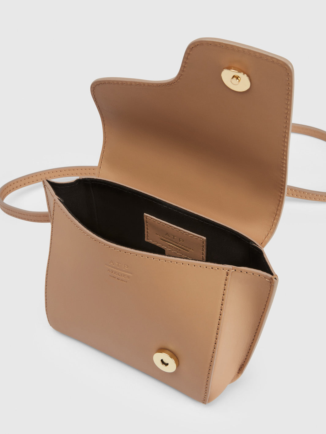 Montalbano Nocciola Leather/Nappa Mini handbag