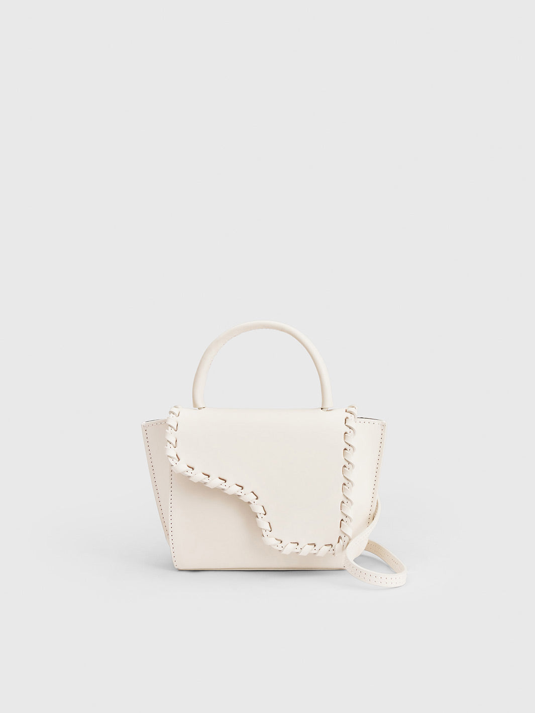 Montalcino Stitch Linen Leather Mini handbag