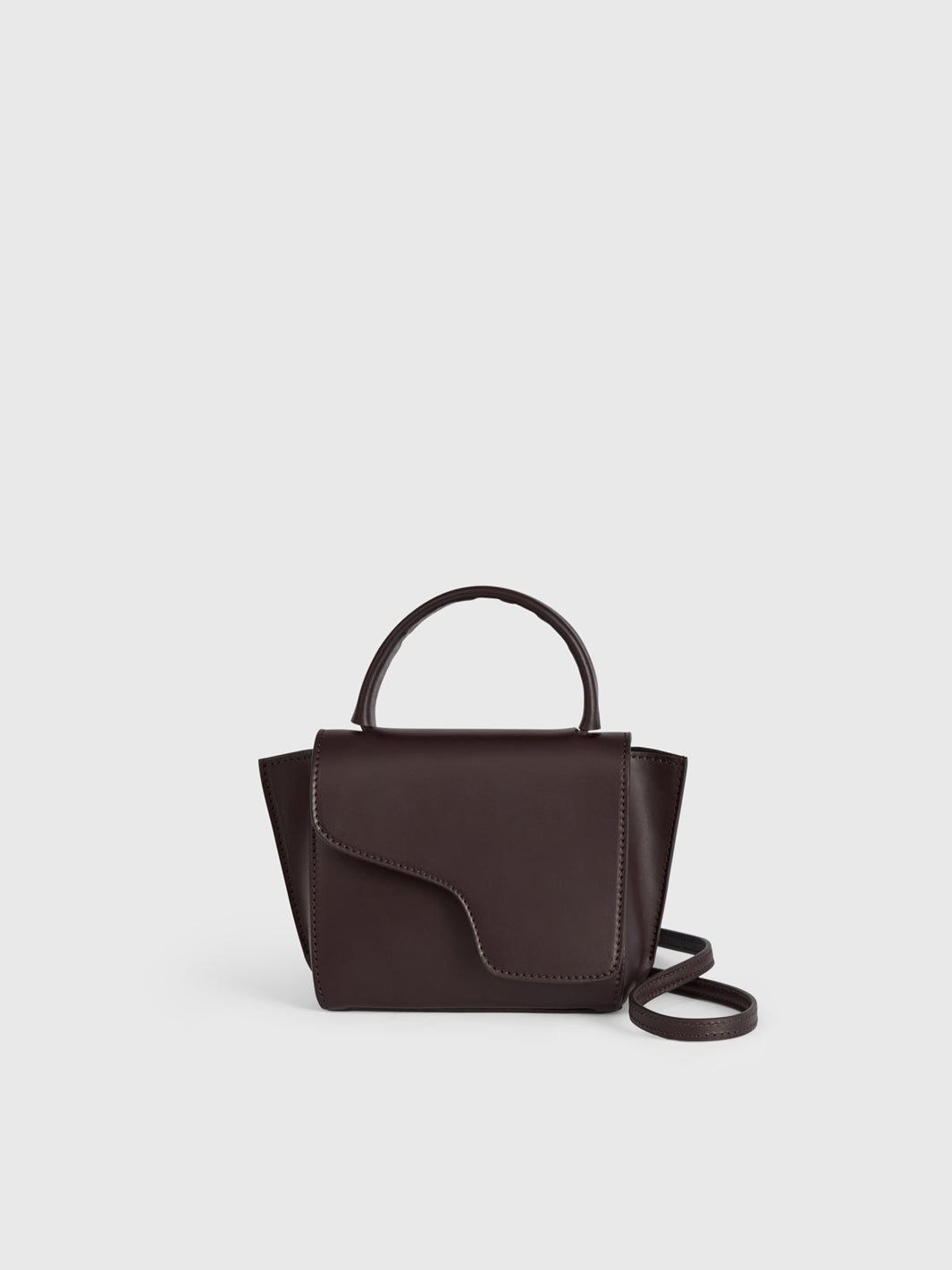 Montalcino Walnut Leather Mini handbag