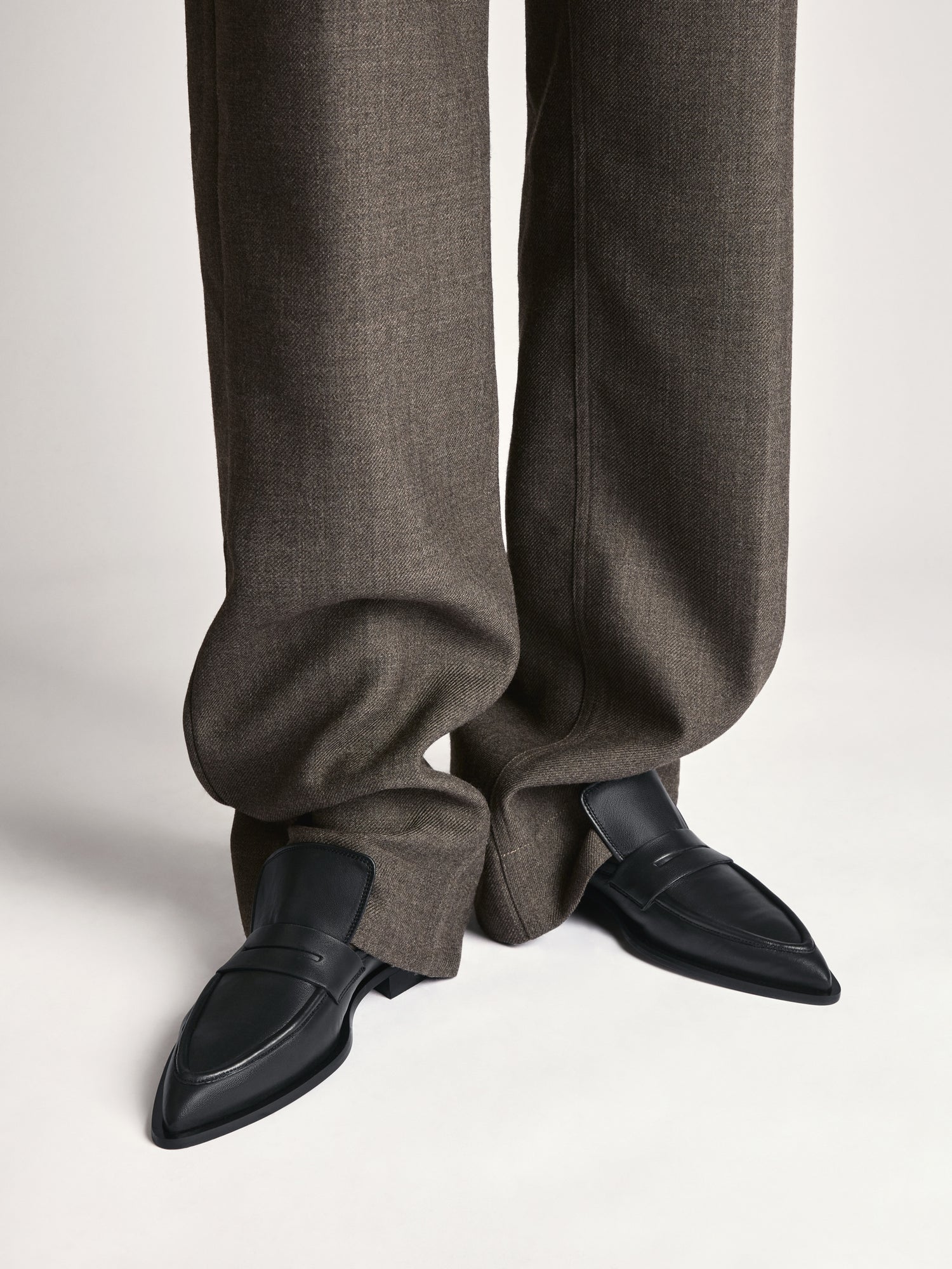 Montazzoli Black Nappa Loafers