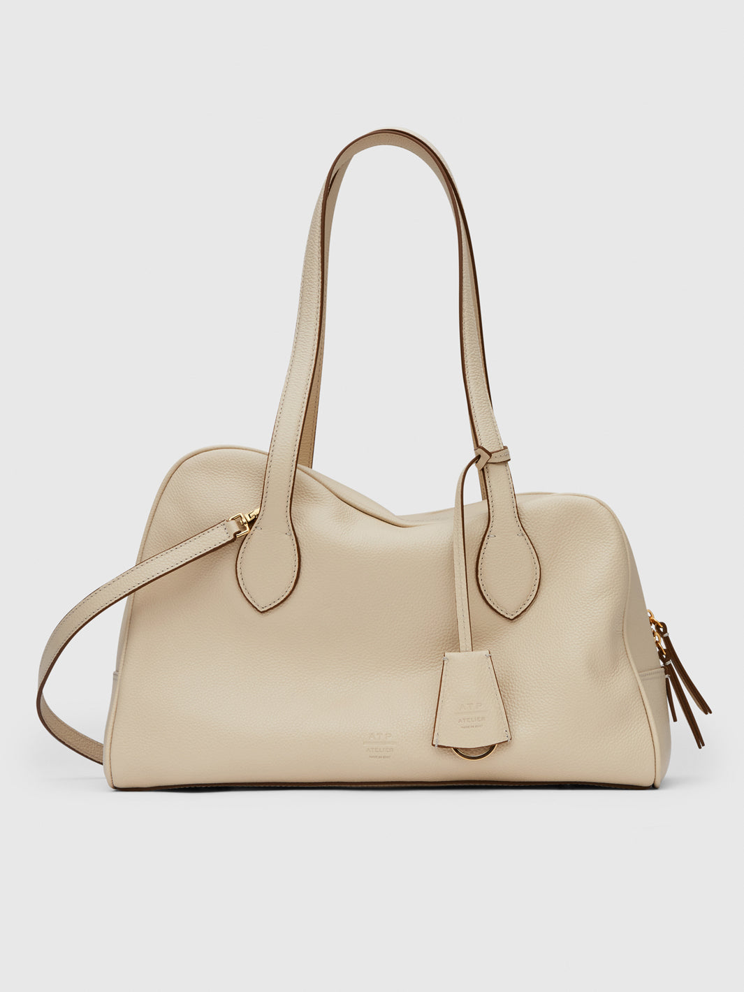 Noale Mandorla Grained Leather Top handle bag | ATP Atelier