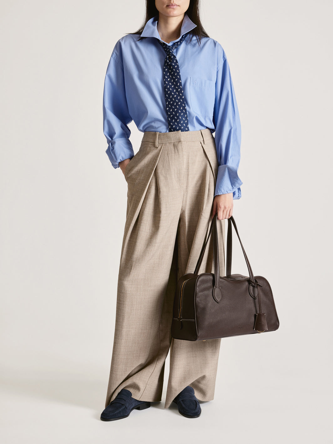 Airola Mirtillo Suede Loafers