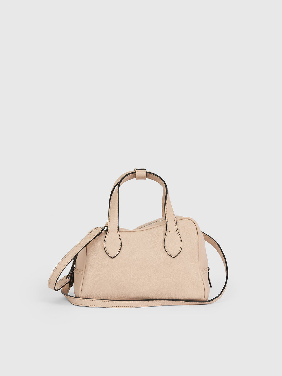 Ormelle Cipria Grained Leather Top handle bag