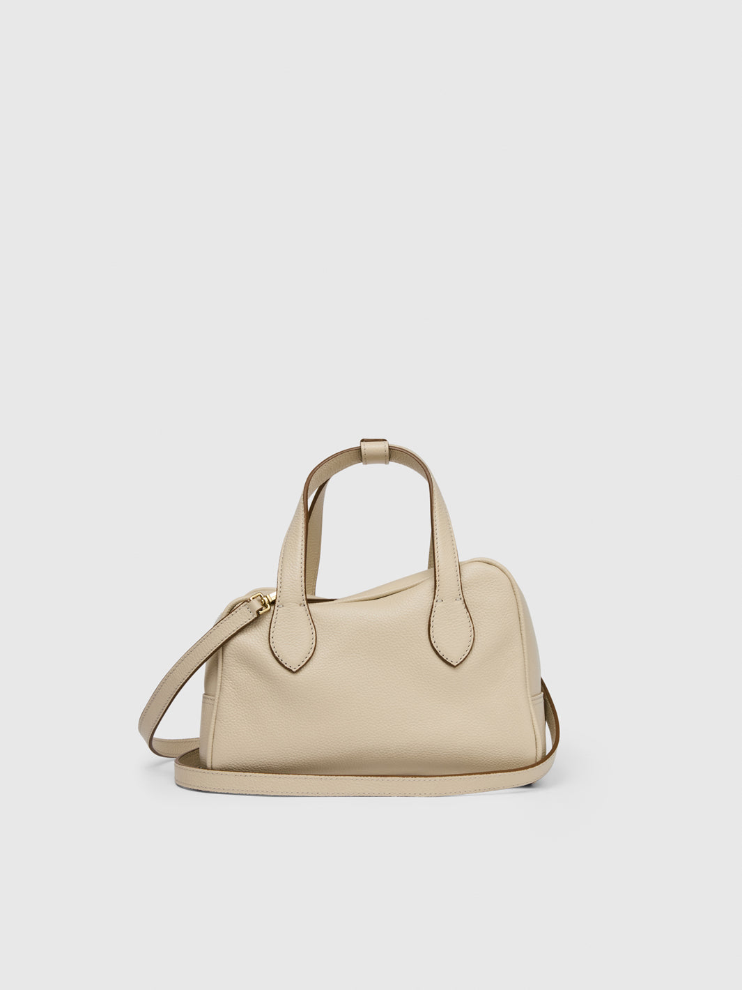 Ormelle Mandorla Grained Leather Top handle bag