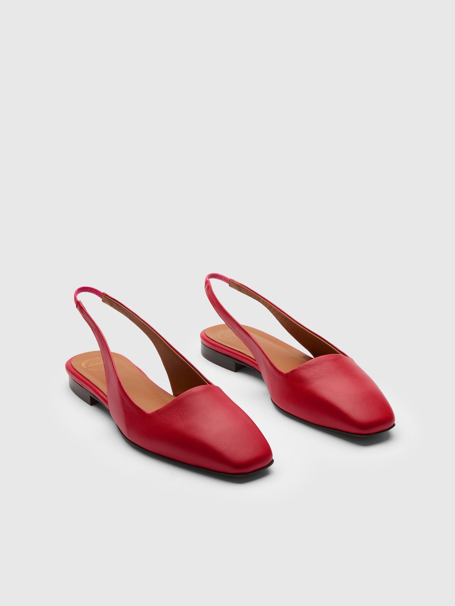 Plesio Melograno Nappa Slingbacks