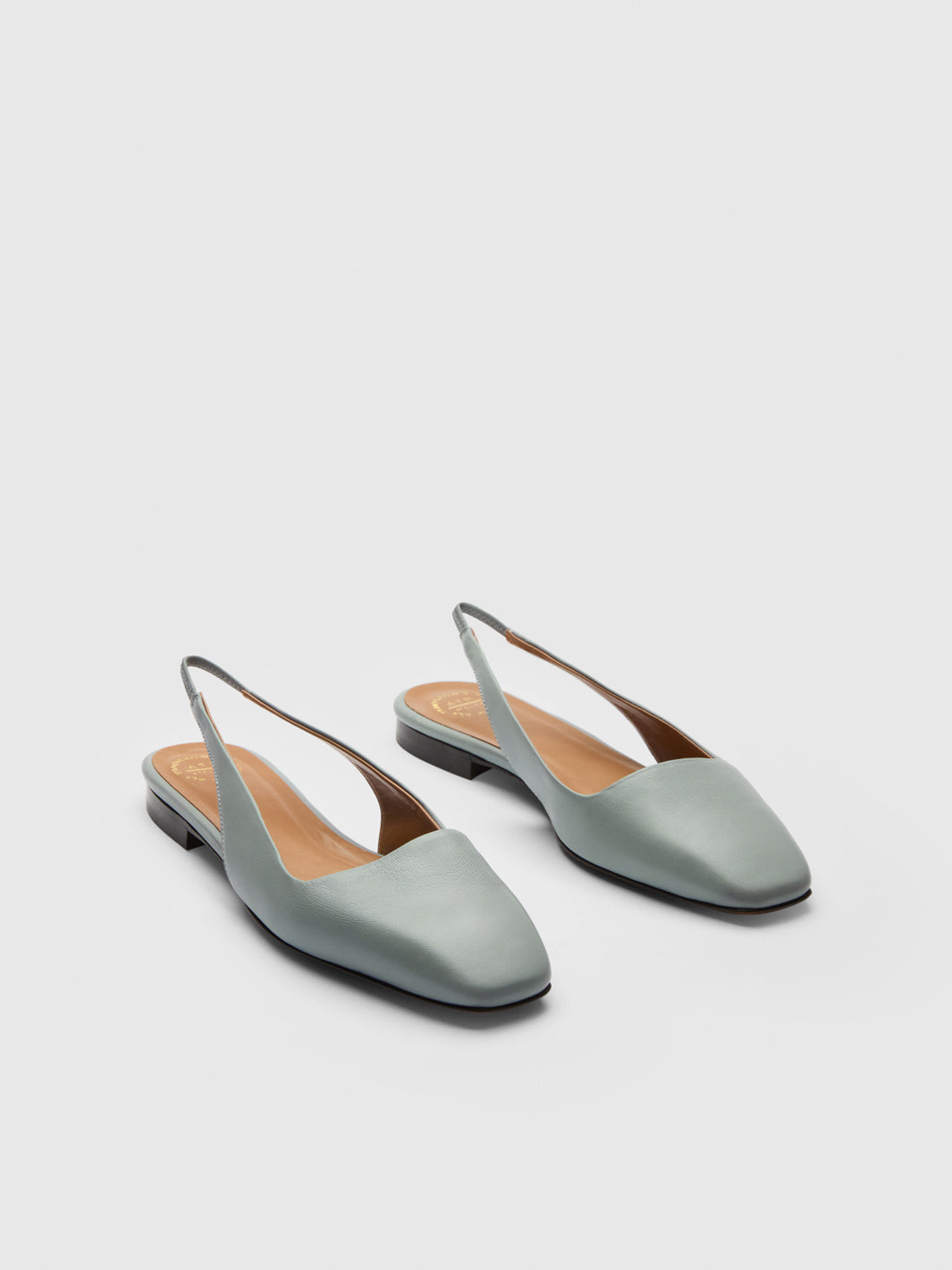 Plesio Temporale Nappa Flat Slingbacks