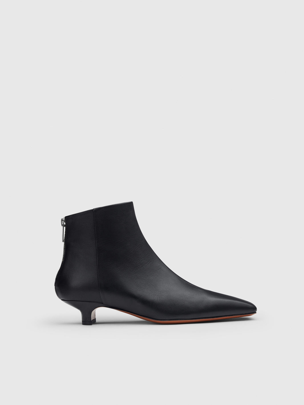 Polverelli Black Nappa Ankle boots
