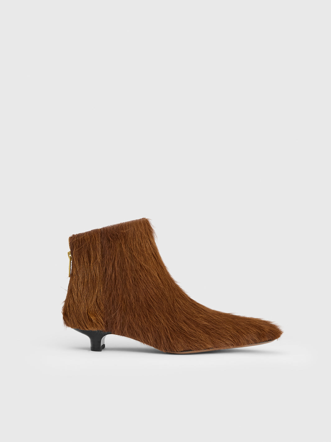 Polverelli Cannella Pony Ankle boots