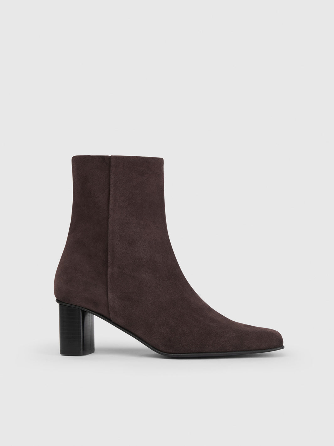 Praia Walnut Suede Ankle boots | ATP Atelier | Official Site