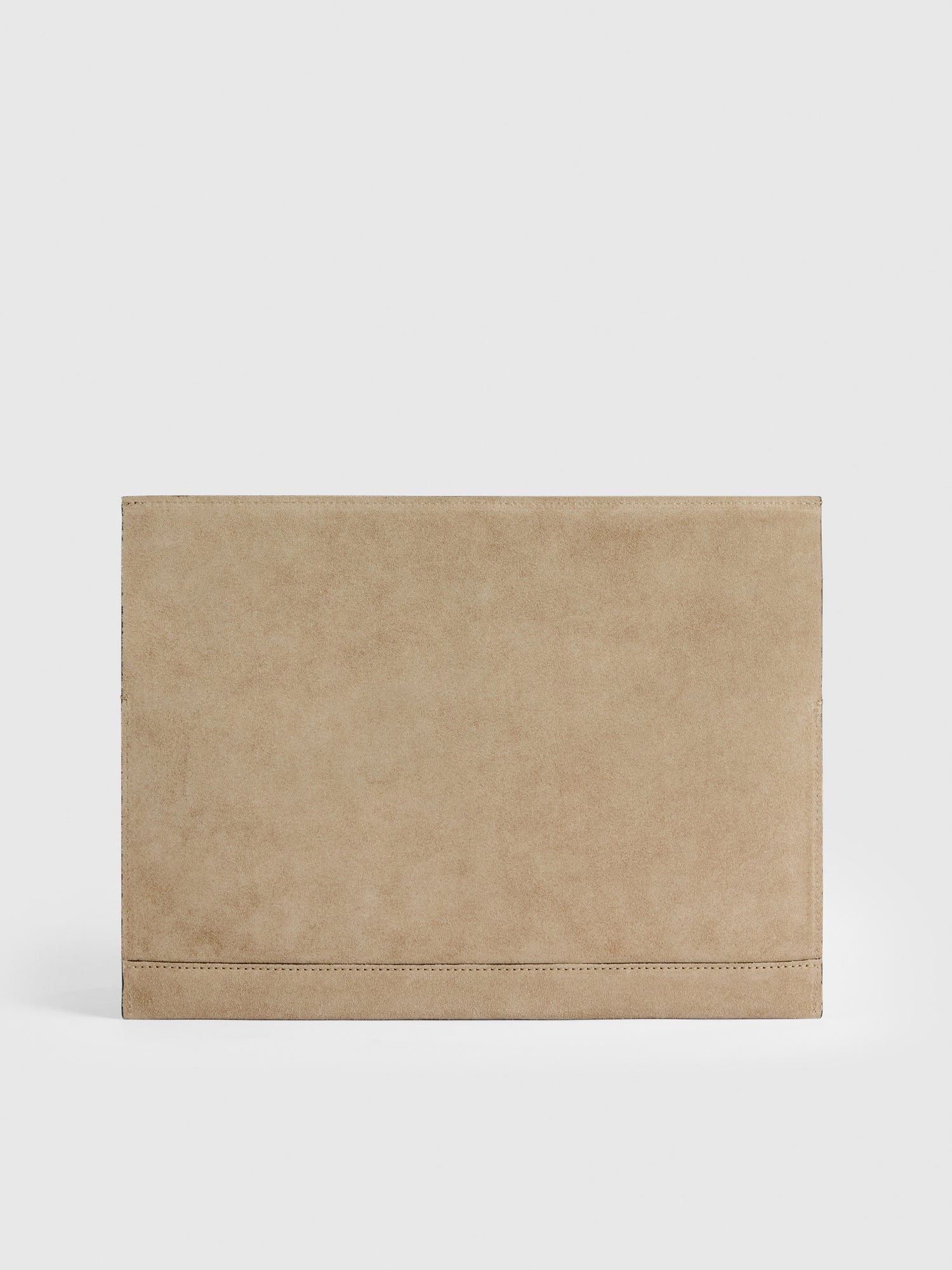 Sardegna Media Walnut/Avena Printed Lizard/Suede Laptop case