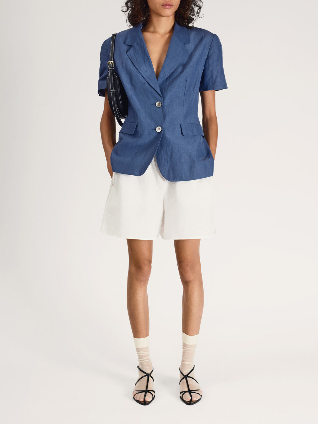 Griante Black Nappa Strappy sandals