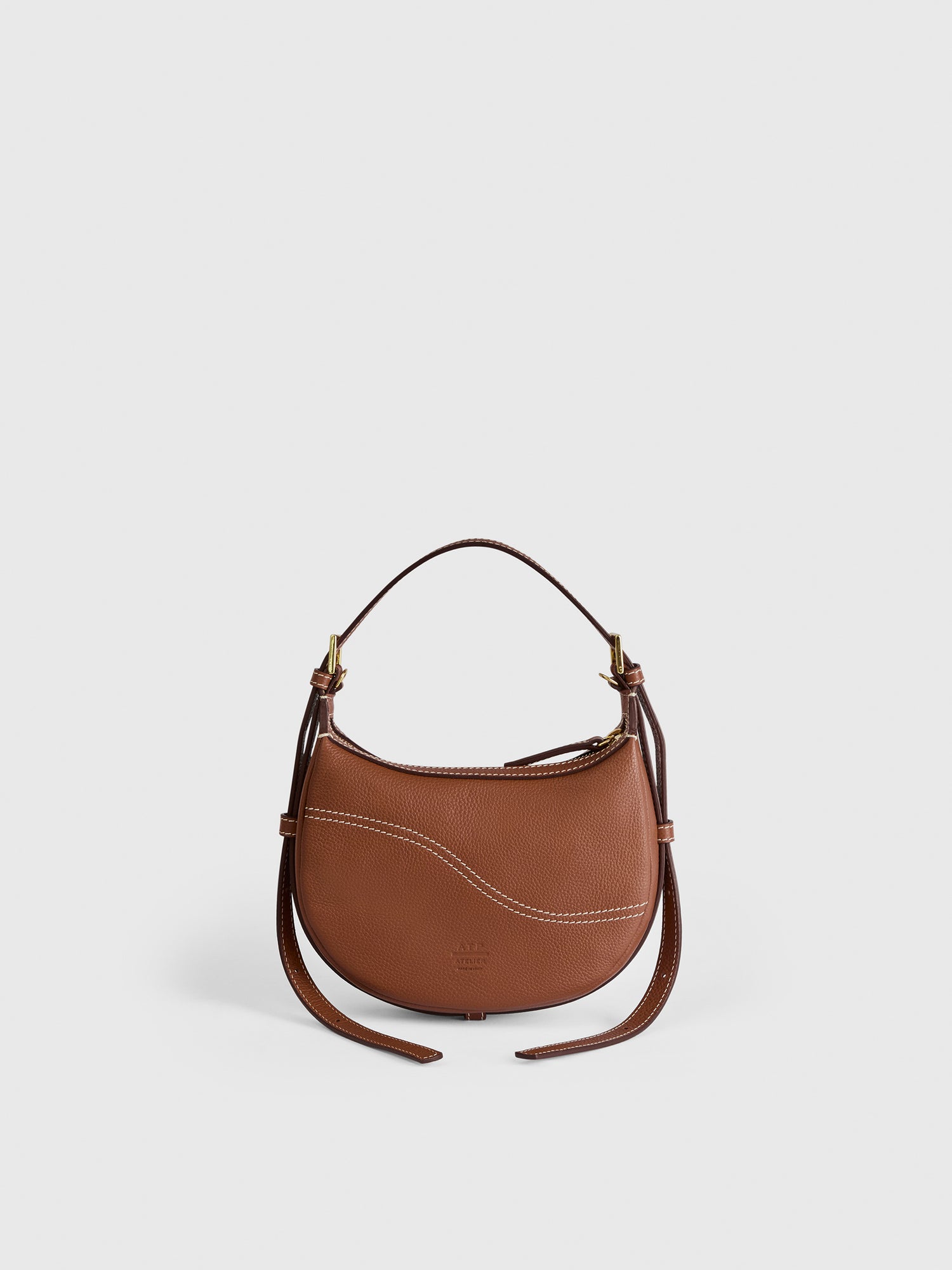 Mini brown handbag from ATP Atelier