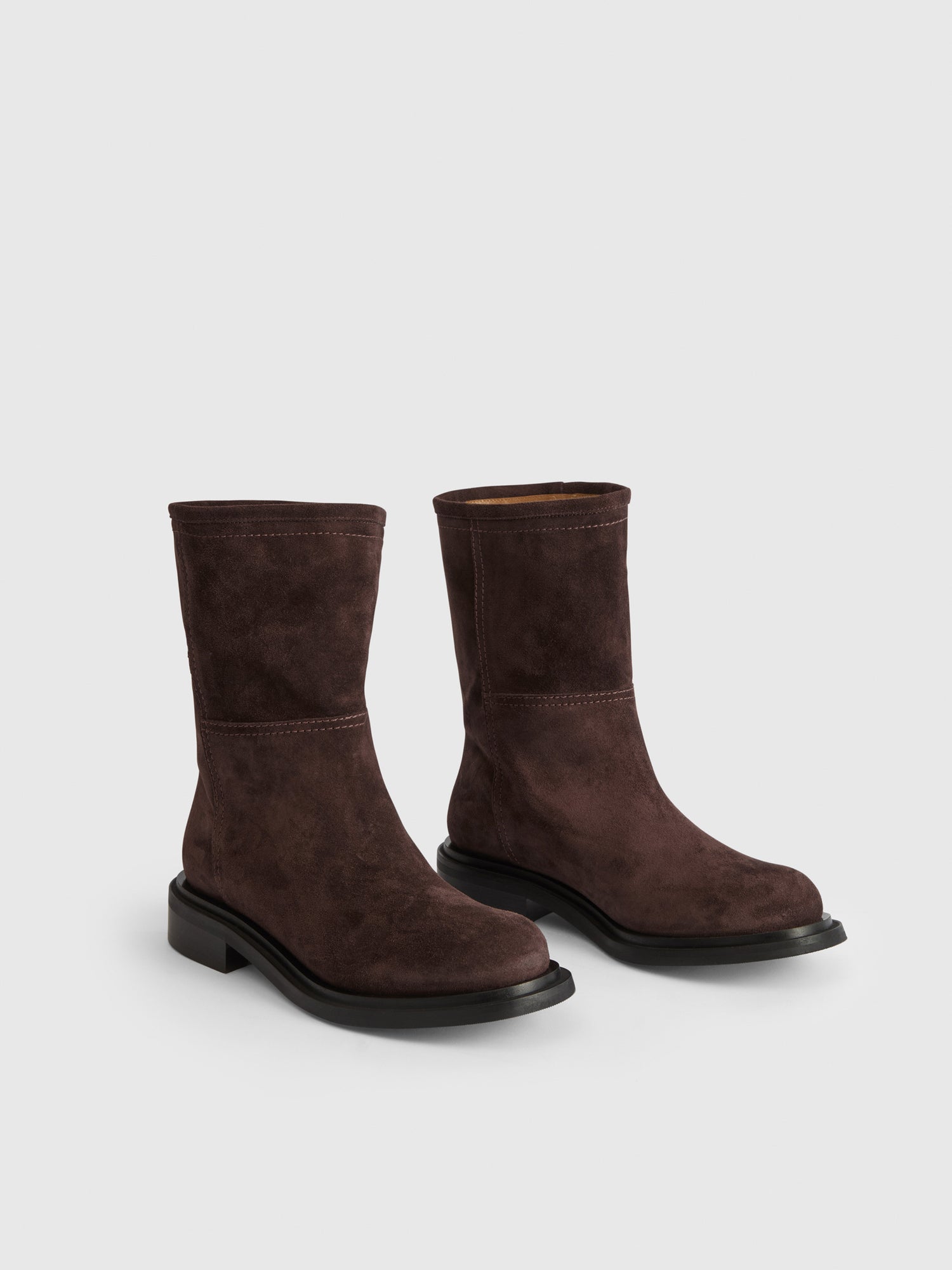 Sirone Walnut Suede Boots