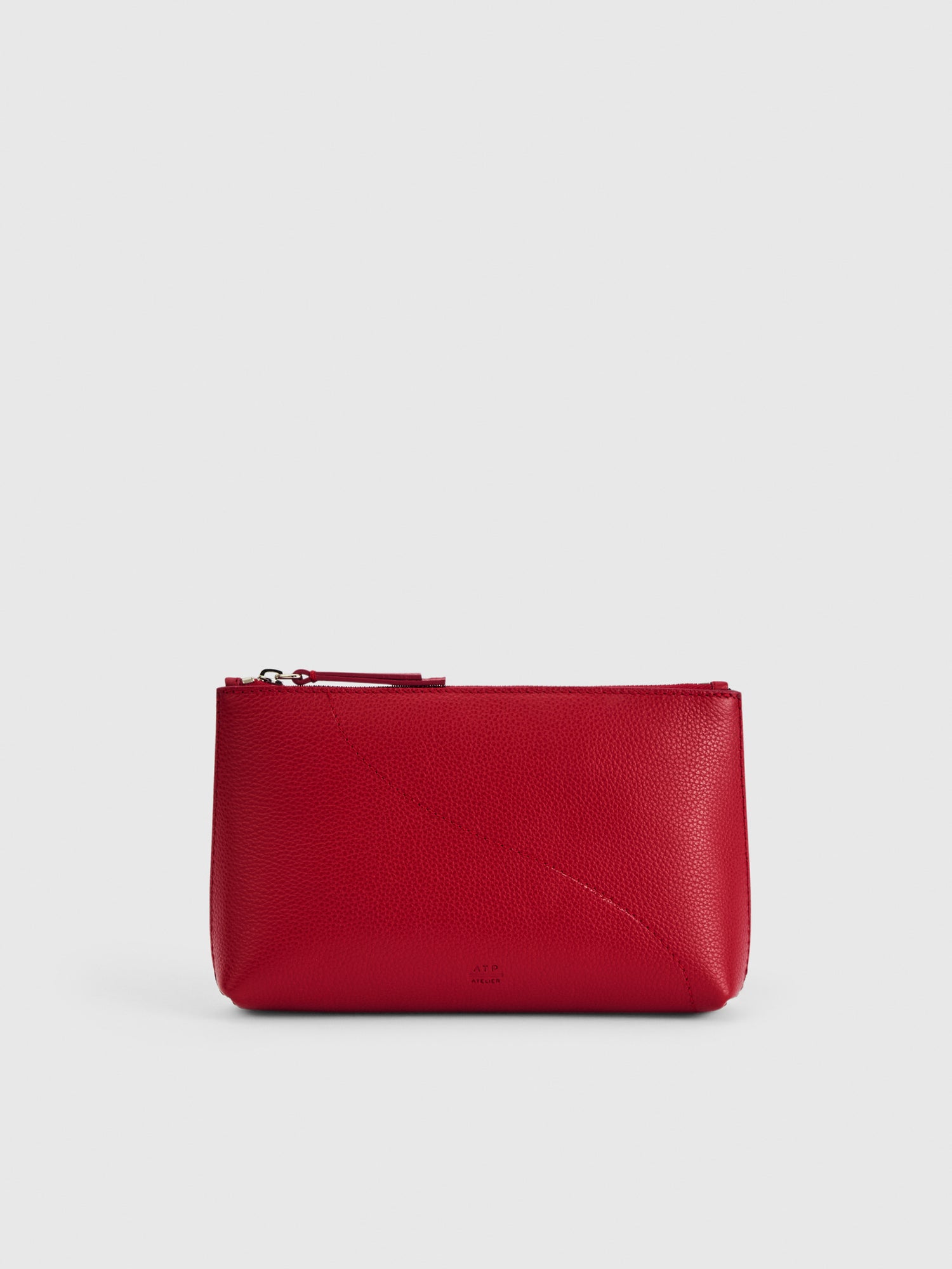 Solaio Melograno Grained Leather Beauty Bag