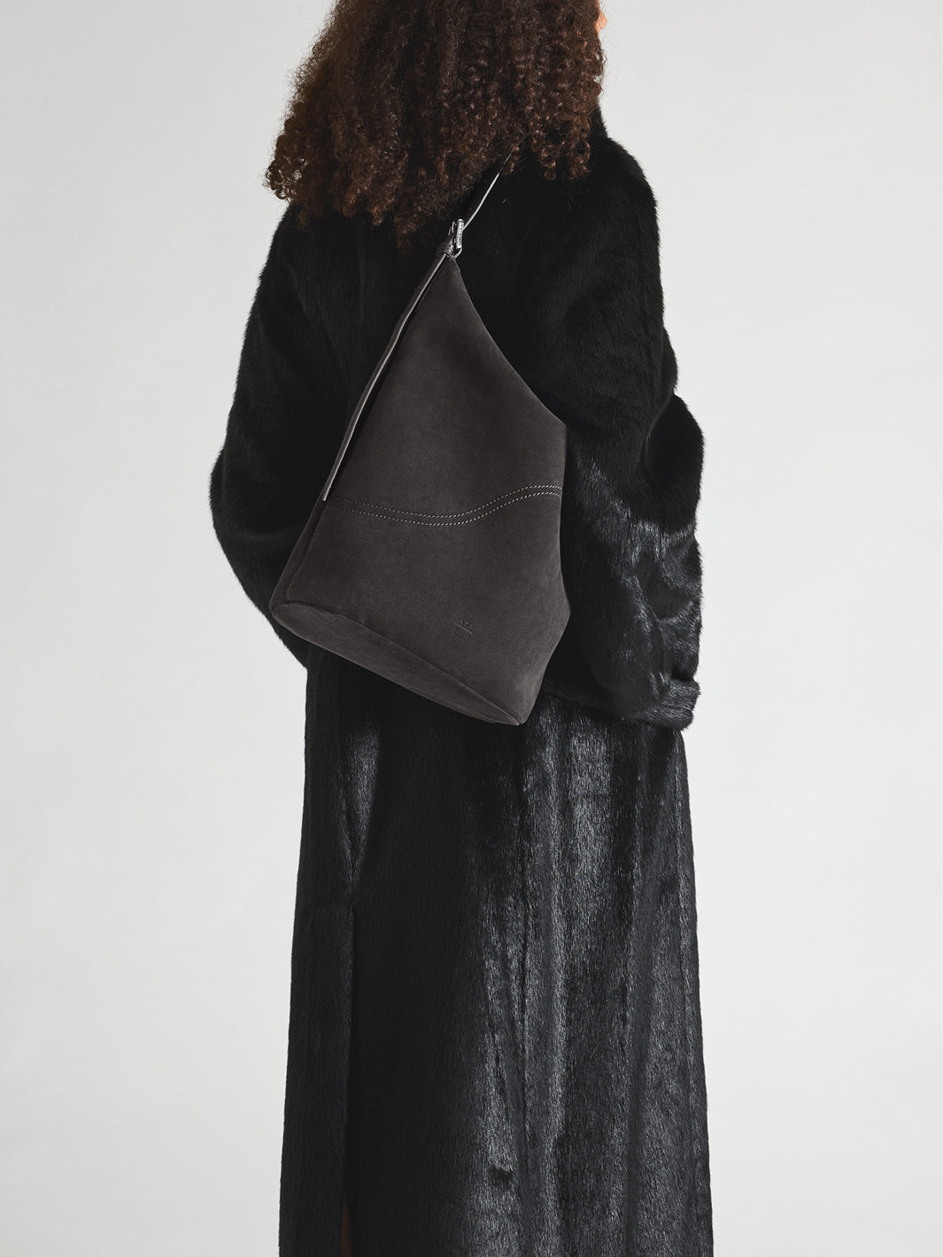 Tolve Peltro Suede/Printed Lizard Tote bag