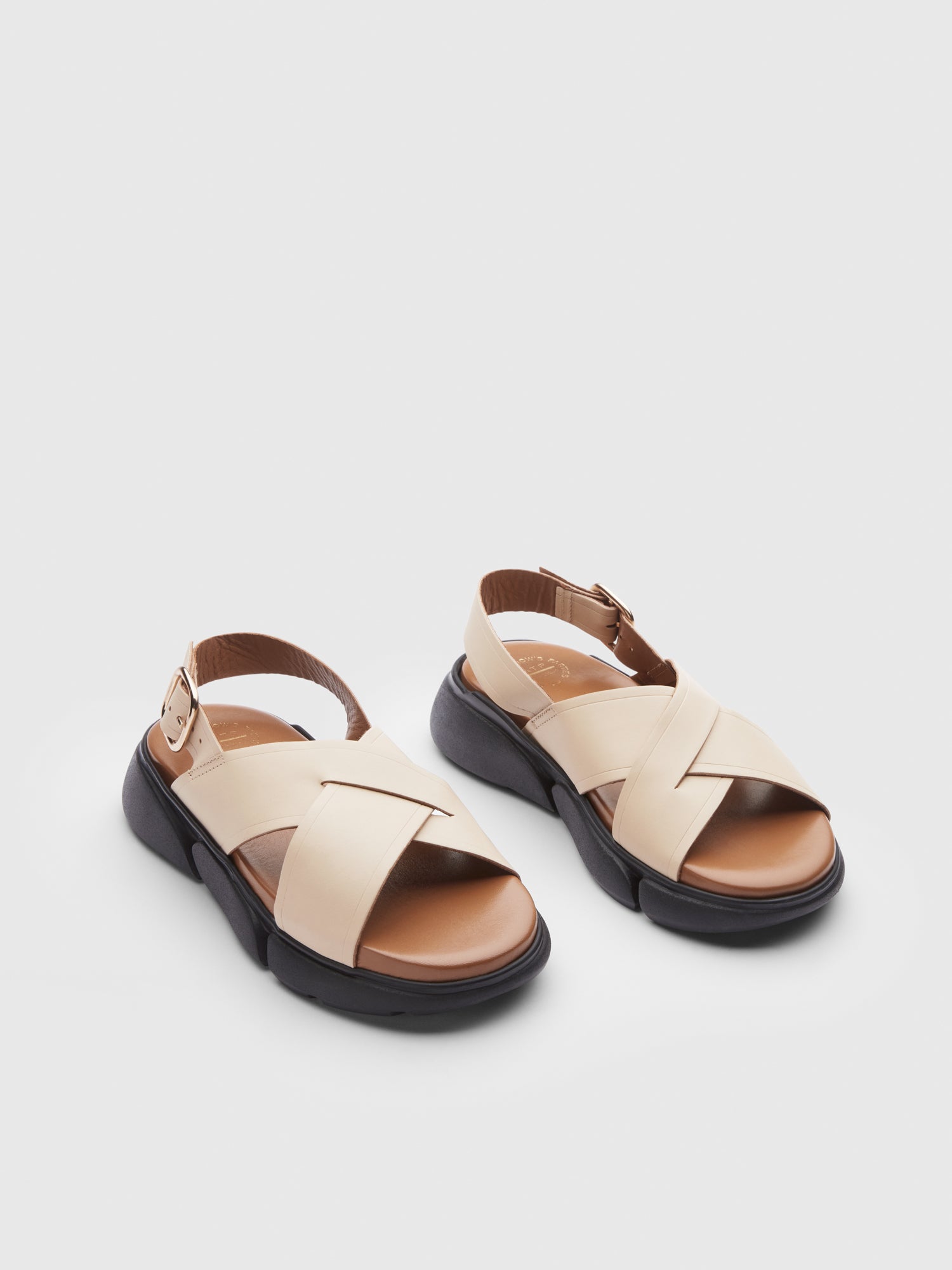 Barisci Limestone Leather Chunky sandals