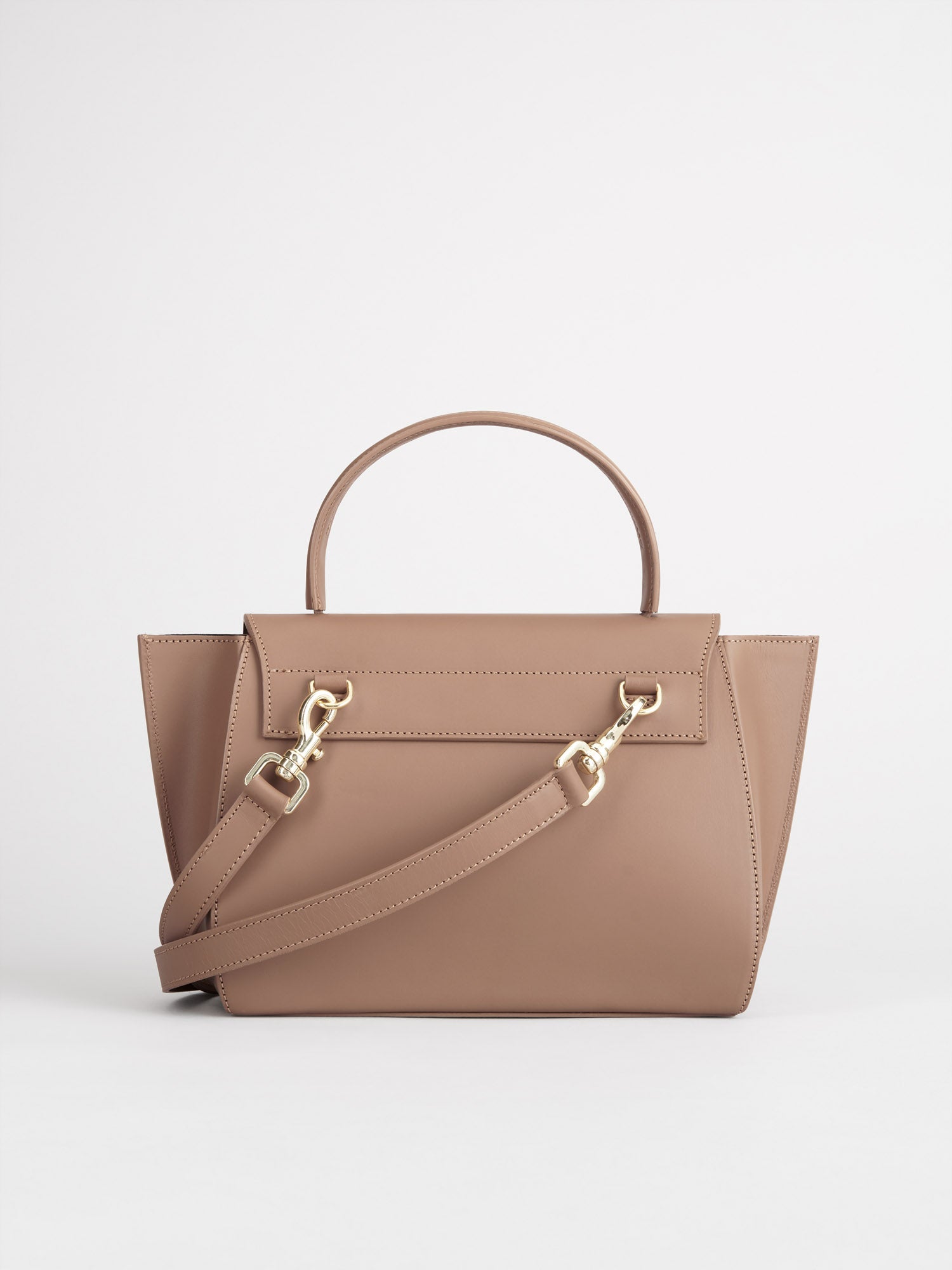 Arezzo Hazelnut Leather Handbag