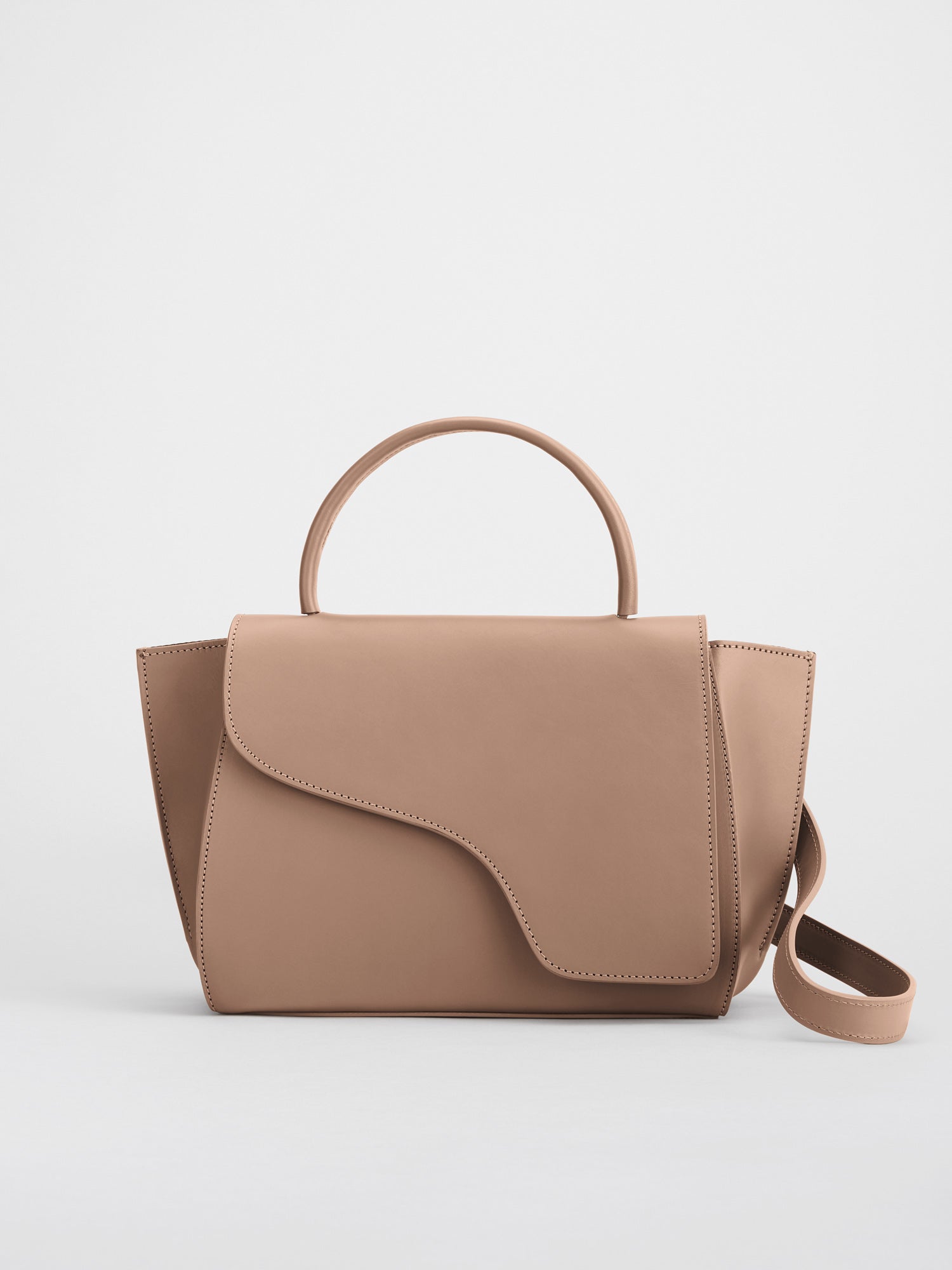 Arezzo Hazelnut Leather Handbag