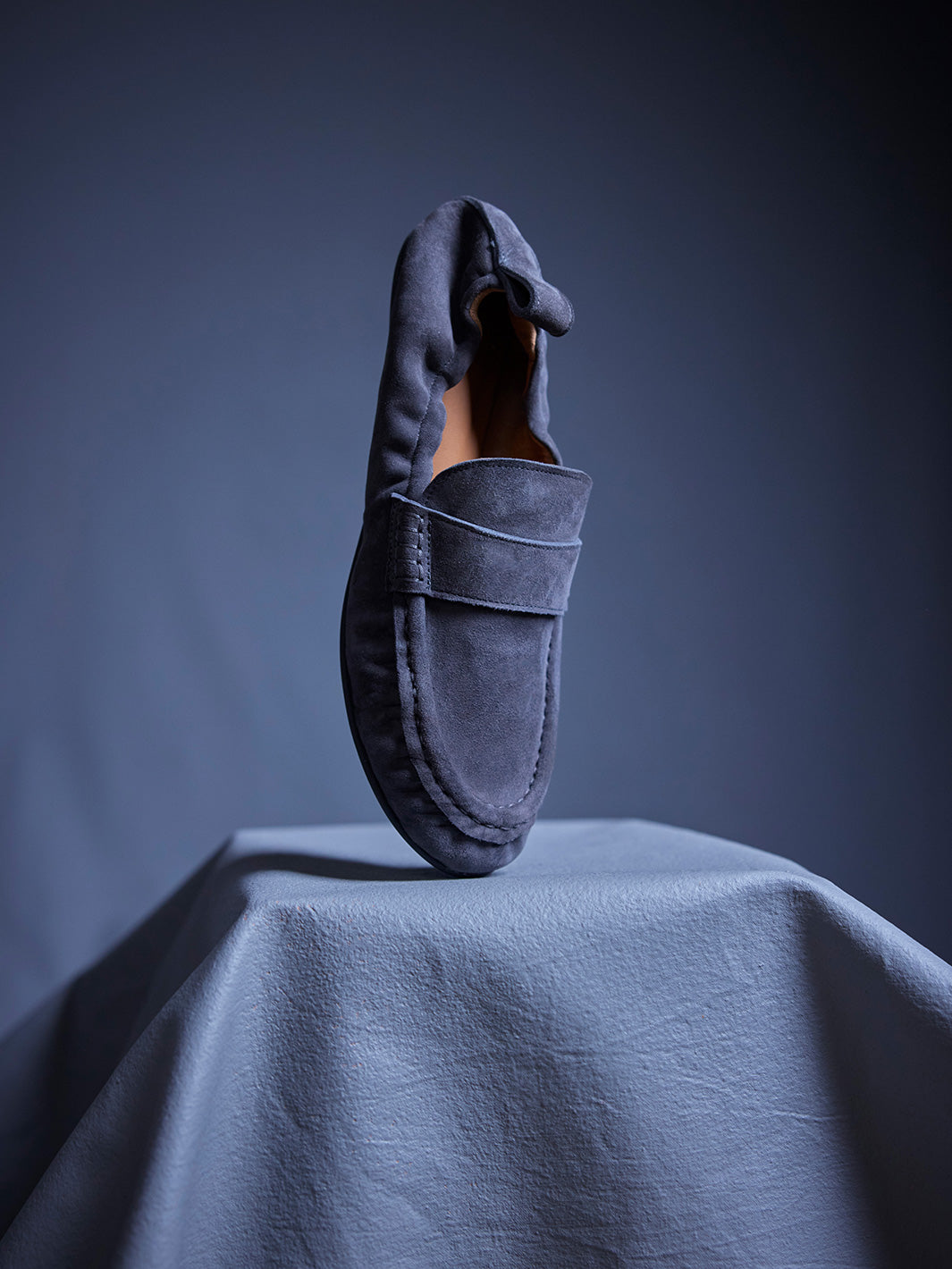 Lauria Peltro Suede Slip-ins