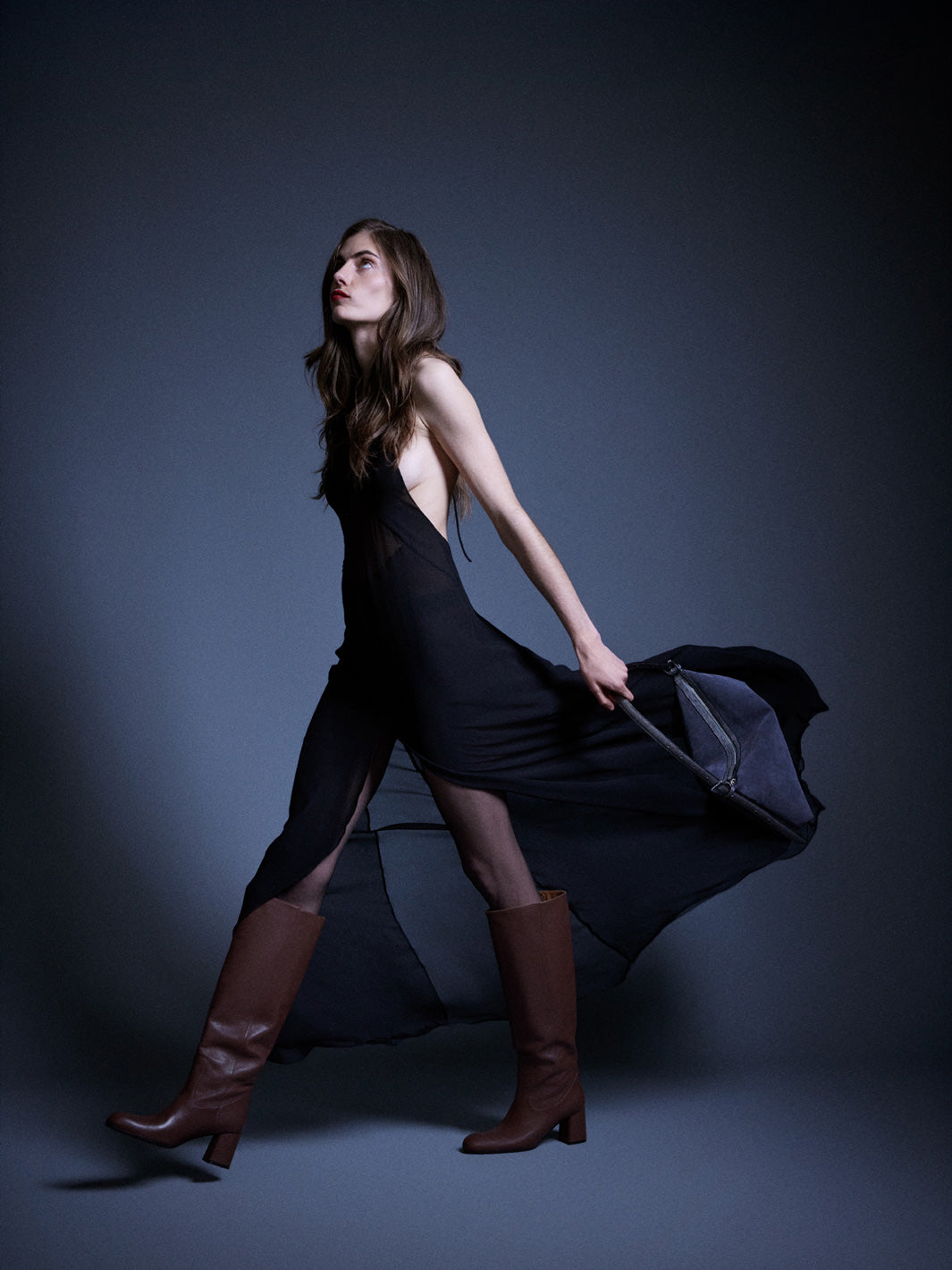 Sarconi Cannella Leather Knee high boots