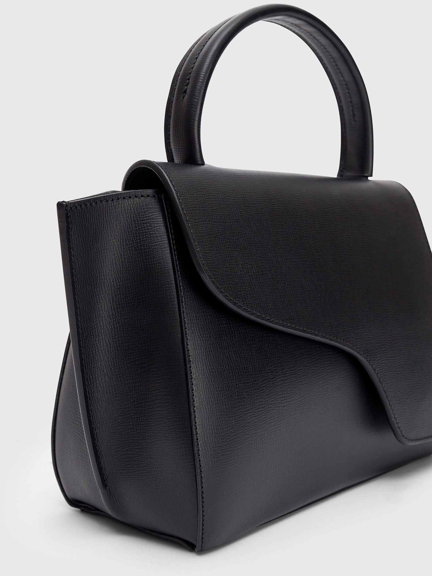 Arezzo Black Saffiano Handbag ATP Atelier