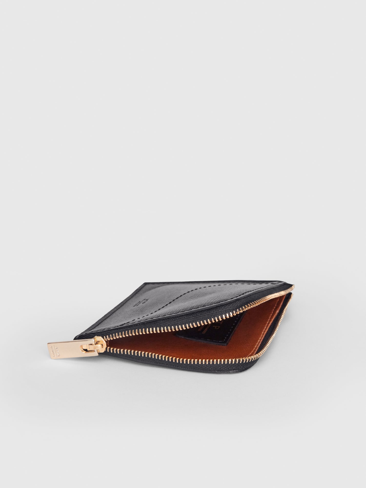 Saffiano Leather Cardholder with Zip