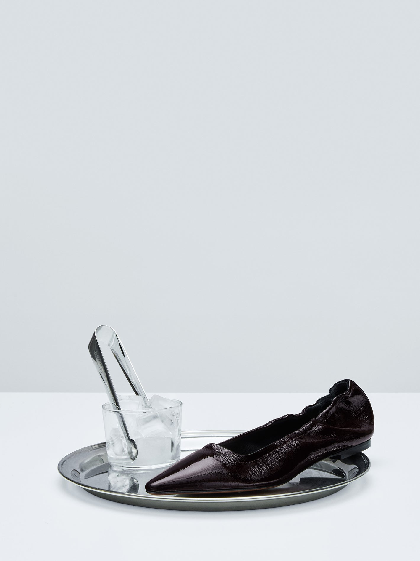 Aprica Walnut Naplak Leather Ballet flats