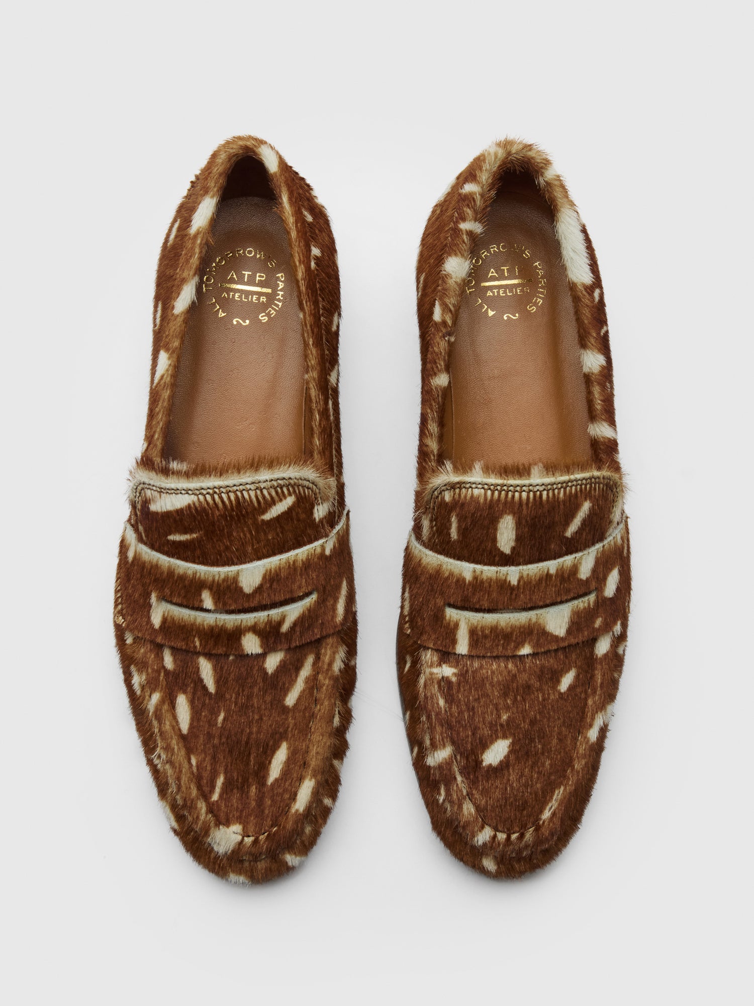 Airola Cannella Printed Cerbiatto Loafers