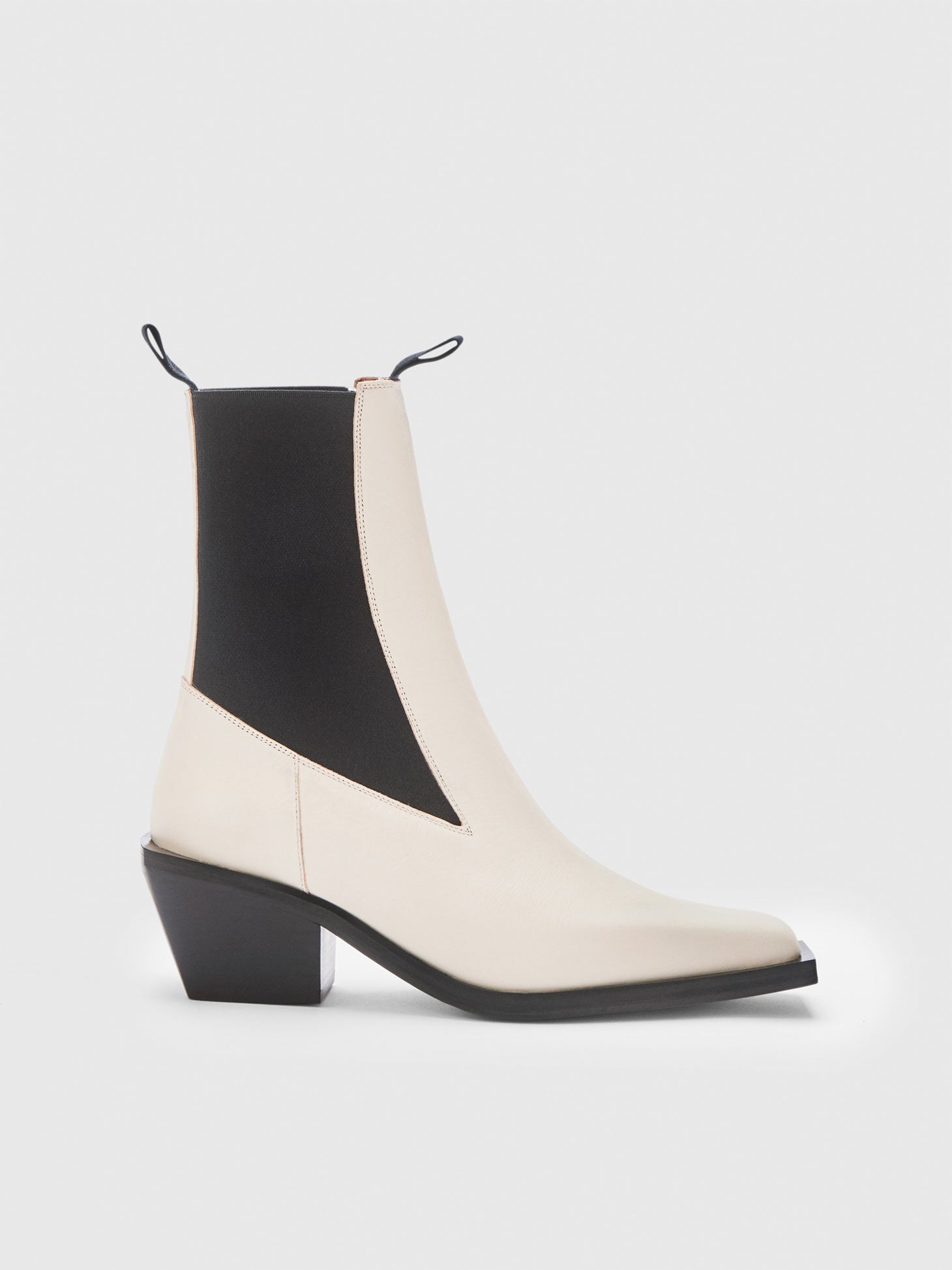 Apollosa Linen Leather Ankle boots